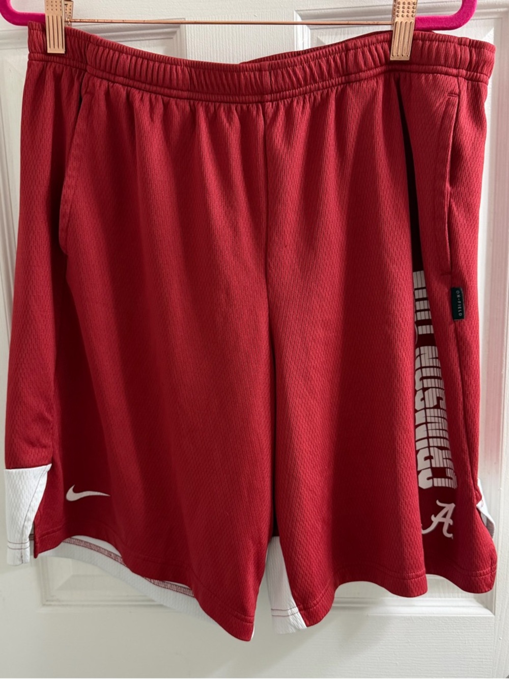 Mens Nike Crimson Red Alabama Basketball Shorts Large L